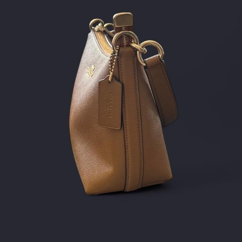 Coach Tan Leather Shoulder Bag - Picture 2 of 8